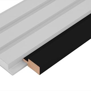 Zaślepka panelu AGT LB-3771-B 723 Czarny Jedwab 2800х38x18mm (opak. 8szt)