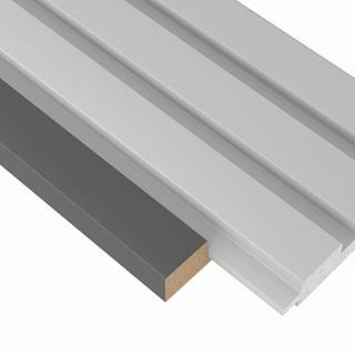 Zaślepka panelu AGT LB-3771-A 726 Ciemno Szary Jedwab 2800х35х18mm (opak. 8szt)