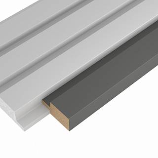 Zaślepka panelu AGT LB-3771-B 726 Ciemno Szary Jedwab 2800х38x18mm (opak. 8szt)
