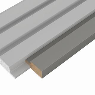 Zaślepka panelu AGT LB-3771-B 728 Szary Jedwab Soft Touch 2800х38x18mm (opak. 8szt)