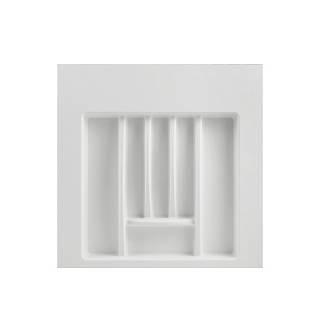 Taca na sztućce W=550 L=500 H=45 (W=max500/min400)(L=max495/min386),  biały matowy