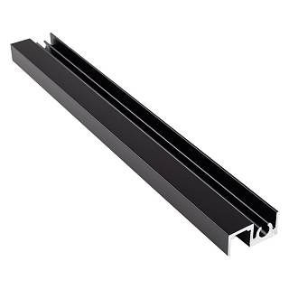 Profil poziomy górny Compact T (Trapeze) Czarna anoda