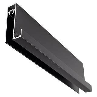Profil poziomy dolny Compact Czarna anoda