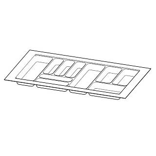 Organizacja OrgaTray 480 srebrna,  plastik L=470 W=900 Atira (9202818) Hettich