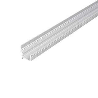 Profil do taśmy LED,  WPUSZCZANY Z OSŁONKĄ L = 3 m,  aluminium,  srebro anodowane
