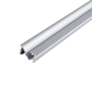 Profil do taśm LED,  ukryty,  l=3m,  aluminiowy,  srebro anodowane