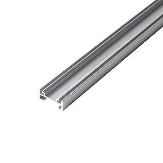 Profil do półek z płyty wiórowej 18 mm,  KOŃCOWY,  L=3 m,  aluminium,  srebro anodowane NEW