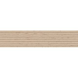 3561W Obrzeże ABS Multiplex jasny (cięcie sklejki) 43x0, 8mm (150 m.b.) REHAU
