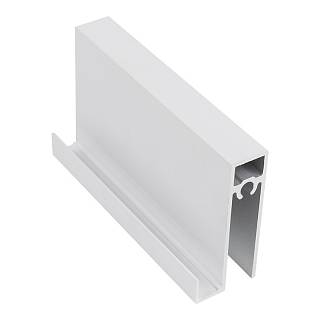 Profil dolny poziomy Compact Biały matowy Gładki (RAL 9016)