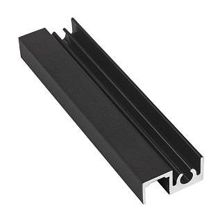 Profil górny poziomy Compact Czarny matowy Moiré (RAL 9005)