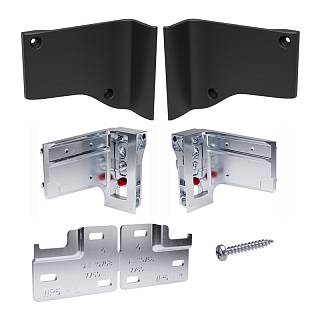 Komplet zawieszek LIBRA H7 (szpilka Ø8,  antracyt,  200 kg/para),  Italiana Ferramenta