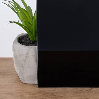 Szkło lakierowane Planilaque ULTRA BLACK 9005 4mm (Saint-Gobain)