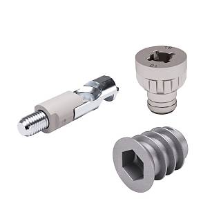 Komplet złącze TARGET J12 pod 18/19mm (śruba Ø12,  M6),  Italiana Ferramenta