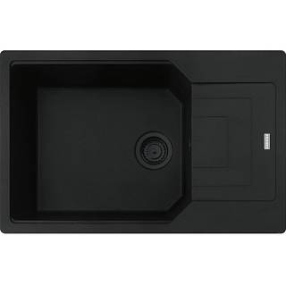 Zlewozmywak wbudowywany Fragranit+ Urban UBG 611-78 XL Czarny mat / Czarny odpływ Franke 114.0697.751