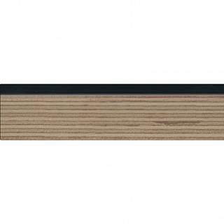 493Z Obrzeże PMMA V-Nut Czarny połysk/Multiplex 23×1 mm (100 mb) REHAU