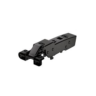 Zawias Sensys 8631i 95 NEW do profilu aluminiowego czarny obsydian 32mm,  drzwi półnakładane (9091225) Нettich
