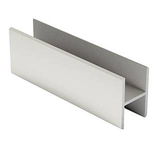 Profil Starke łączący (kształt litery N) Light powlekany anodowo/srebro/5, 0 m