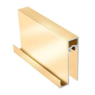 Profil dolny poziomy Compact Złoto polerowane