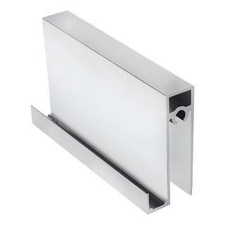 Profil dolny poziomy Compact polerowane srebro