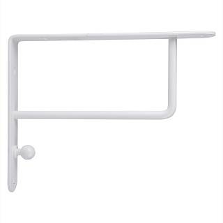 Podpórka do półki metal 195x250 prostokątny,  max 20kg,  biały