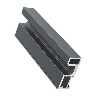 Profil pionowy otwarty Compact F (Flat) / mokry asfalt