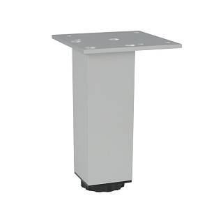 Nóżka meblowa regulowana,  NA 02C00,  h=100 mm,  max 100 kg,  aluminium