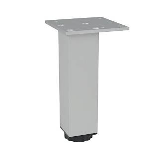 Nóżka meblowa regulowana,  NA 02C00,  h=120 mm,  max 100 kg,  aluminium