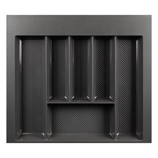 Taca na sztućce W=600 (550-490mm) L=500 H=55 antracyt mat MULLER