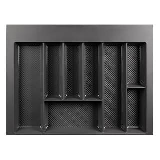 Taca na sztućce W=700 (650-590mm) L=500 H=55 antracyt mat MULLER