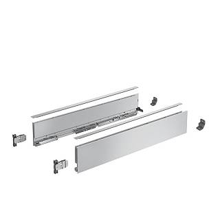 AvanTech YOU Zestaw ścian bocznych H=139,  L=650mm,  srebro (9255261) Hettich