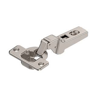 CLIP zawias standard. 100°,  Drzwi bliźniacze,  bez sprężyny,  puszka: na     wkręty+niklowany*P/U: 50/250 ( 70M2650.TL)   BLUM