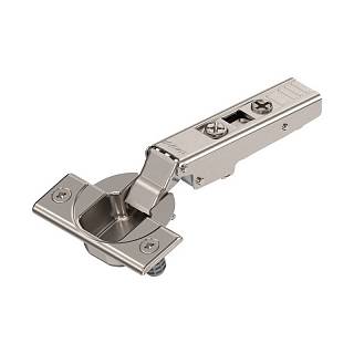 CLIP top zawias standard. 110°,  Drzwi nakładane,  bez sprężyny,  puszka:     wciskana+niklowany*P/U: 50/250 ( 70T3580.TL)   BLUM