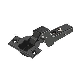 CLIP top zawias standard. 110°,  Drzwi wpuszczane,  bez sprężyny,  puszka:     na wkręty+czarny*P/U: 50/250 ( 70T3750.TL)   BLUM