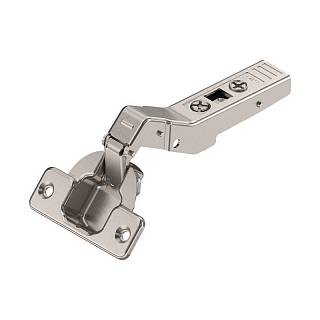 CLIP top zawias kątowy 45° I,  częściowo nakładany,  bez sprężyny,  puszka:     na wkręty+niklowany*P/U: 50/250 ( 78A9658.T)   BLUM