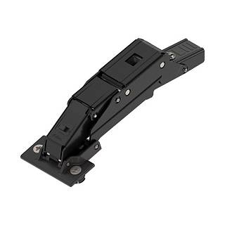 CLIP top BLUMOTION Zawias do cienkich drzwi 110°,  Drzwi nakładane,      puszka: EXPANDO T+czarny*P/U: 25/125 ( 71B453T)   BLUM