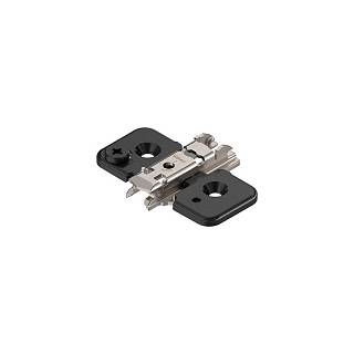 CLIP prowadnik,  krzyżakowy,  0 mm,  Stal,  Wkręty,  RW: mimośród+czarny*P/U:     500 (173H7100)   BLUM