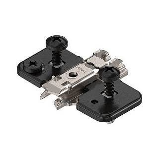 CLIP prowadnik,  krzyżakowy,  0 mm,  Stal,  EXPANDO (zamont. specj. wkręty z     kołkiem rozporowym),  RW: mimośród+czarny*P/U: 500 (174H7100E)   BLUM