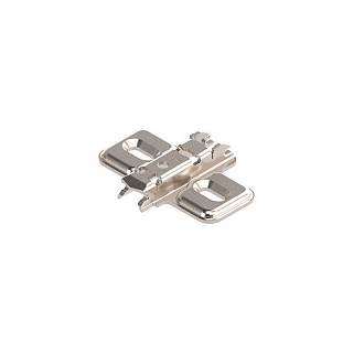 CLIP prowadnik,  krzyżakowy,  0 mm,  Stal,  Wkręty,  RW: otwór     podłużny+niklowany*P/U: 500 (173L6100)   BLUM