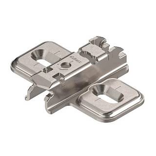 CLIP prowadnik,  krzyżakowy,  3 mm,  Stal,  Wkręty,  RW: otwór     podłużny+niklowany*P/U: 500 (173L6130)   BLUM
