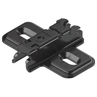 CLIP prowadnik krzyżakowy 3 mm Stal Wkręty RW: otwór podłużny+czarny*P/U: 500 (173L6130) BLUM