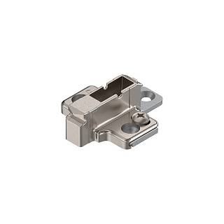 CLIP prowadnik,  krzyżakowy,  9 mm,  Cynk,  wkręty EURO,  RW:     2-częściowy+niklowany*P/U: 50/250 (175H9190)   BLUM