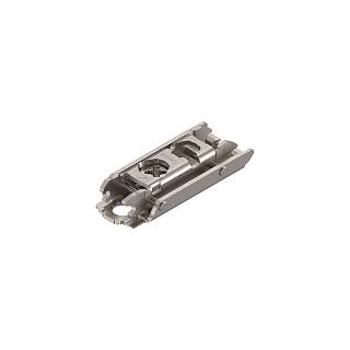 CLIP prowadnik,  prosty,  0 mm,  Stal,  Wkręty,  RW: mimośród+niklowany*P/U:     500 (175H3100)   BLUM