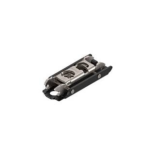 CLIP prowadnik,  prosty,  0 mm,  Stal,  Wkręty,  RW: mimośród+czarny*P/U: 500 (175H3100)   BLUM