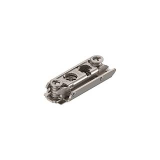 CLIP prowadnik,  prosty,  0 mm,  Stal,  na zamont. EURO wkręty,  RW:     mimośród+niklowany*P/U: 500 (175H4100)   BLUM