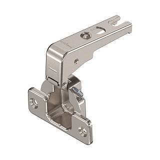 MODUL zawias do drzwi równoległych 95°,  Wpuszczany,  puszka: na     wkręty+niklowany*P/U: 50/250 ( 99M9550)   BLUM