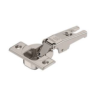MODUL Zawias do drzwi lodówki 95°,  Drzwi nakładane,  puszka: na   wkręty+niklowany*P/U: 250 ( 91K9550)   BLUM