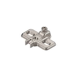 MODUL prowadnik,  krzyżakowy,  0 mm,  Stal,  Wkręty,  RW: otwór     podłużny+niklowany*P/U: 500 (193L6100)   BLUM