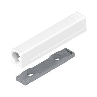 Adapter TIP-ON do drzwi,  Wersja silniejsza,  prosty,  Wkręty+biała*P/U:     250 (956A1201)   BLUM