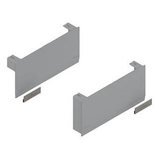 Front uchylny AVENTOS HK top zestaw zaślepek lewa/prawa+jasnoszary/inox*P/U: 1 (22K8000) BLUM