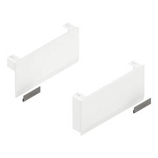 Front uchylny AVENTOS HK top zestaw zaślepek lewa/prawa+jedwabiście biały/inox*P/U: 1 (22K8000) BLUM